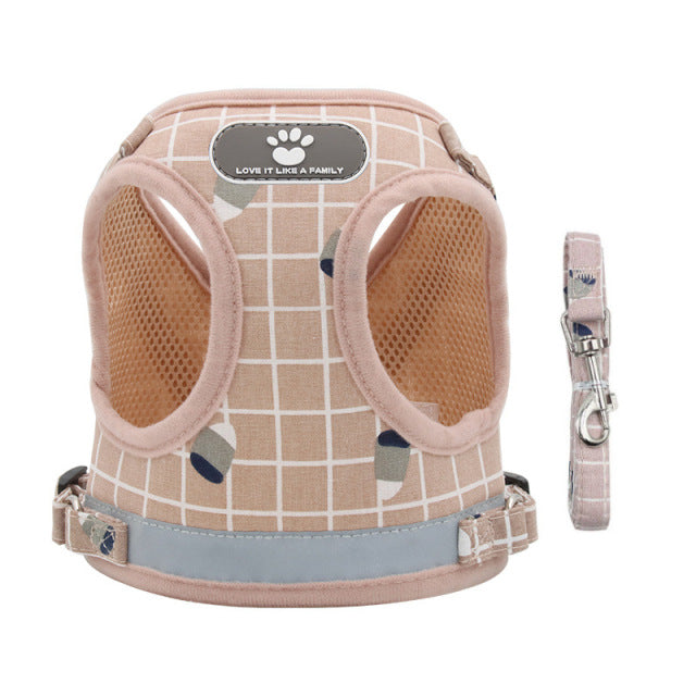 Dog Reflective Mesh Vest Harness