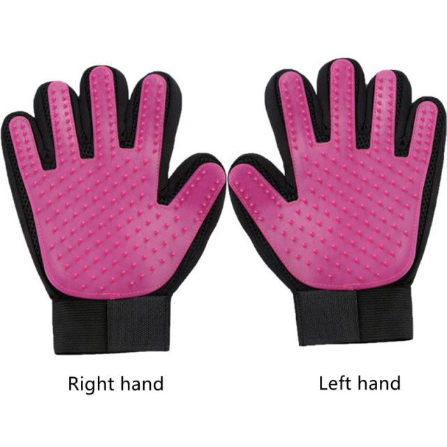 Silicone Pet Bath Grooming Glove