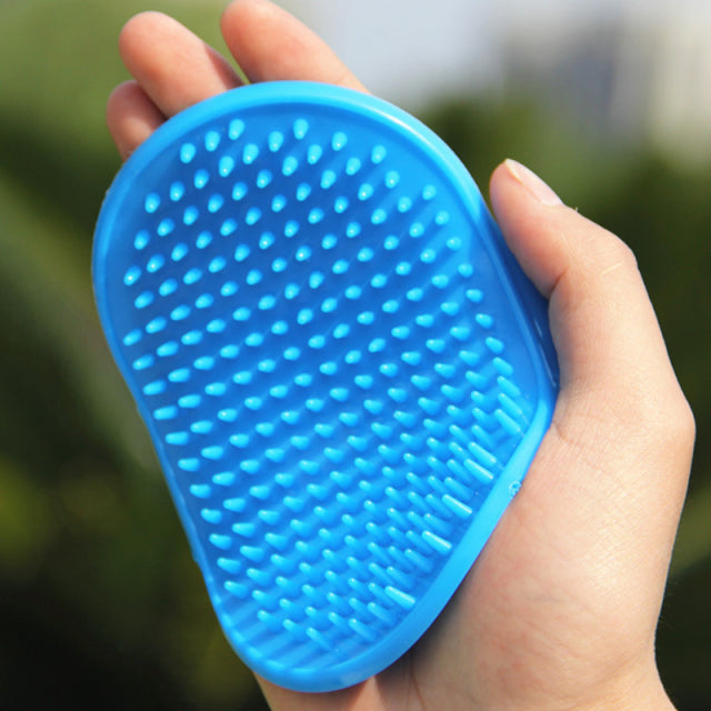 Silicone Pet Bath Grooming Glove